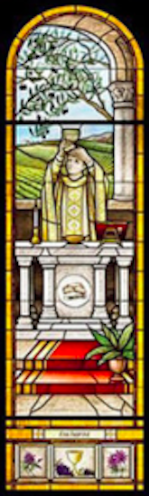 Eucharist Stained Glass