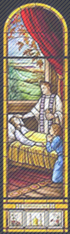 Anointing Stained Glass